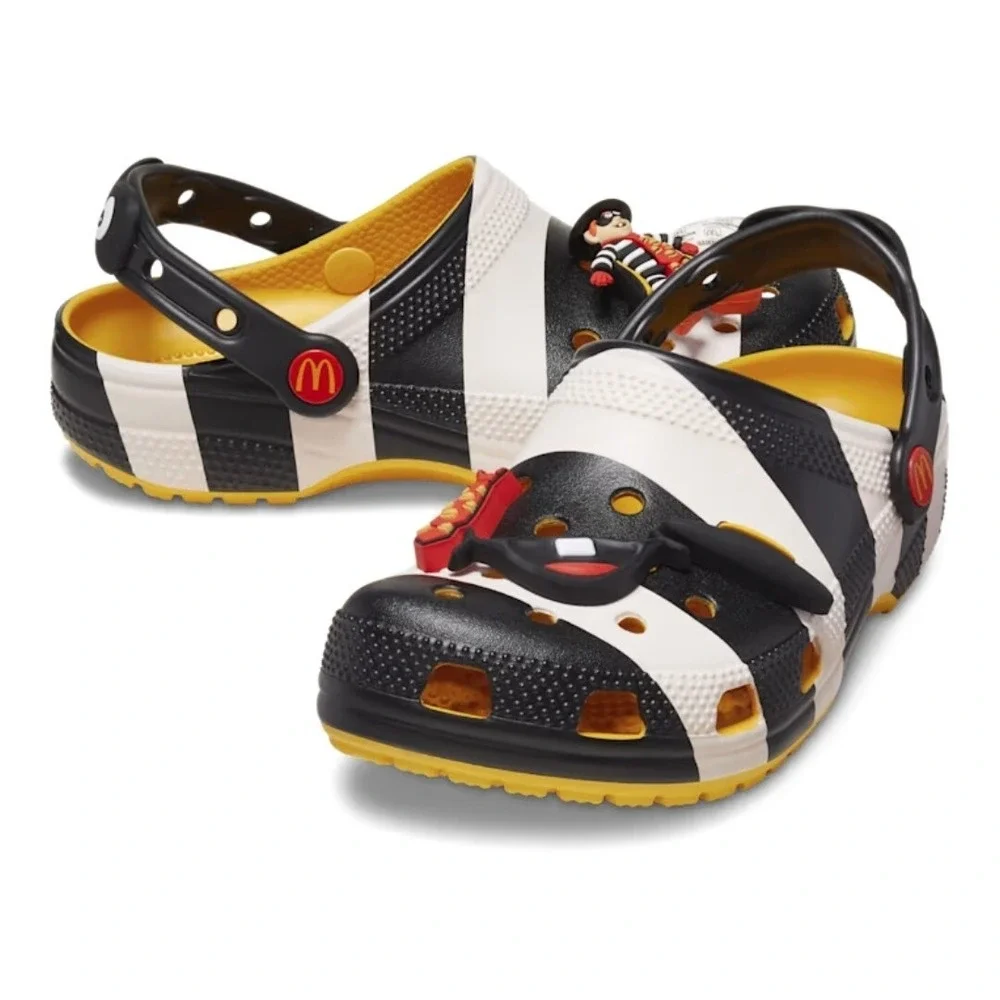 Crocs X McDonald's Hamburglar Classic Clog Men's Size 11 New - Picture 1 of 5